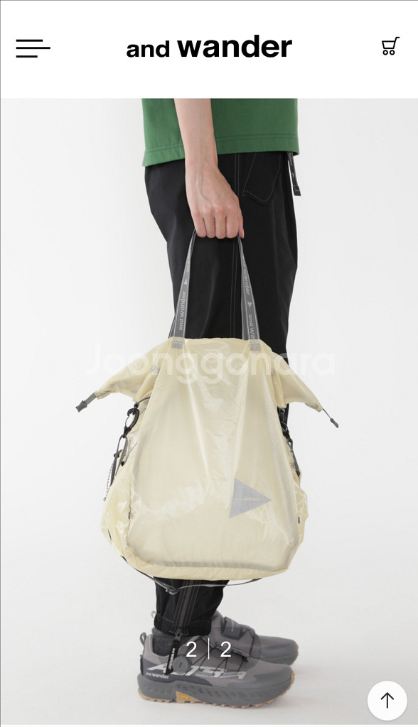 andwander앤드원더 sil totebag--1