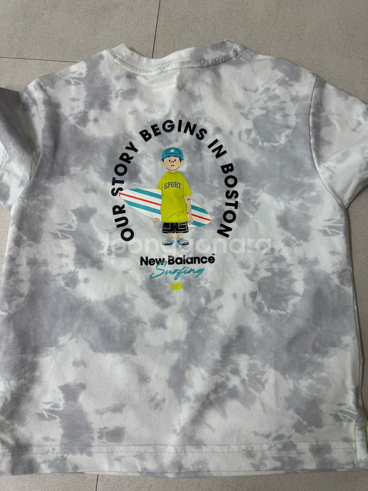 뉴발란스키즈 반팔 상하복 110사이즈--1