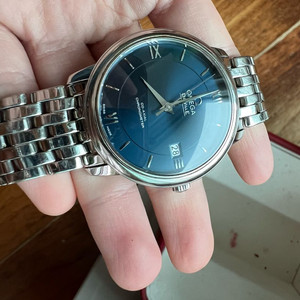 오메가 드빌 프리스티지 36.8 청판 로만인덱스 풀박