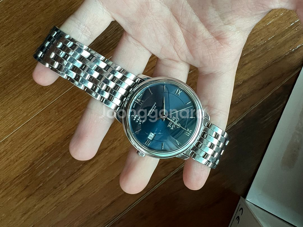 오메가 드빌 프리스티지 36.8 청판 로만인덱스 풀박--8