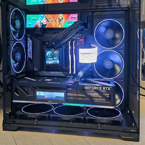 리안리 블랙 5080불칸 9800x3d 팬11개 완본체