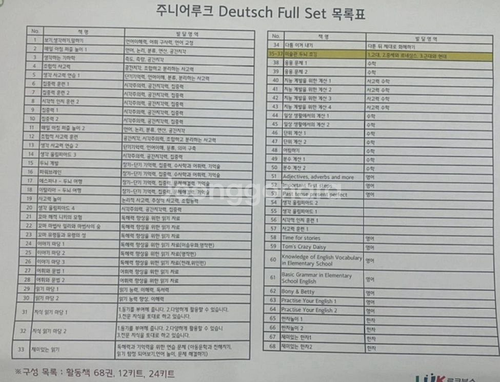 주니어 루크 도이치 full세트 68권--1