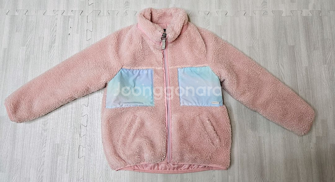 베네통 키즈 플리스 뽀글이 자켓 120--0