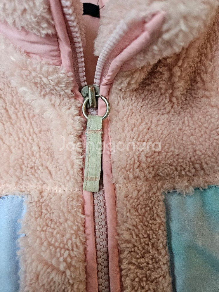 베네통 키즈 플리스 뽀글이 자켓 120--2