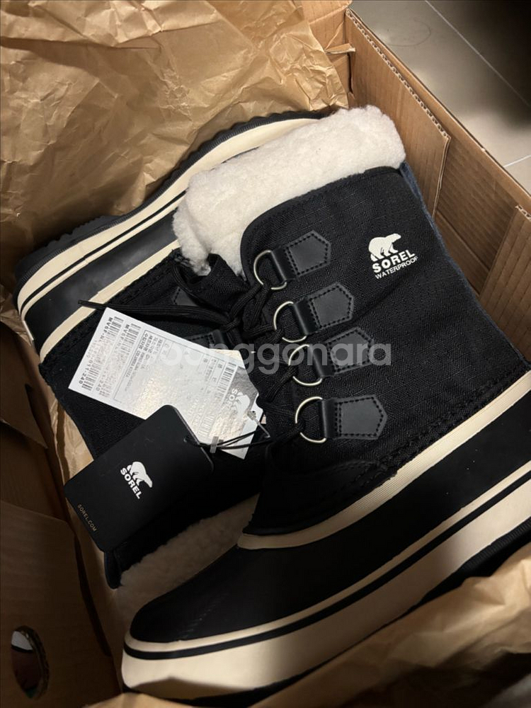쏘렐 카니발 방한부츠 새상품 240--2
