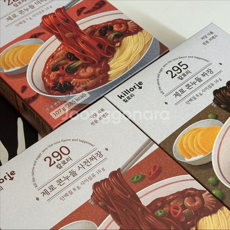 다이어트 저칼로리 저당 제로 콘누들 짜장/짬뽕--0