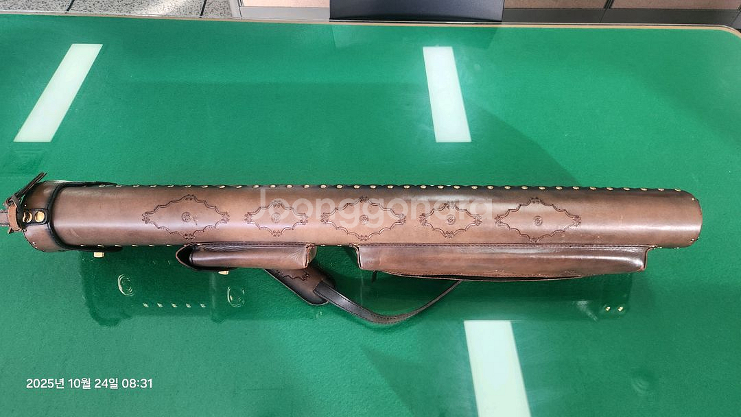 수제 당구 큐 케이스 브라운--4