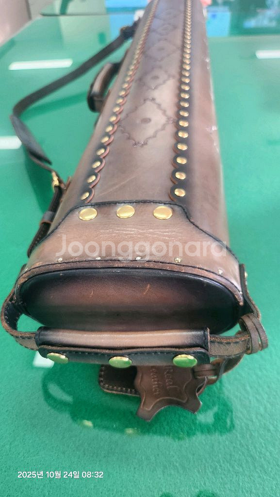 수제 당구 큐 케이스 브라운--7