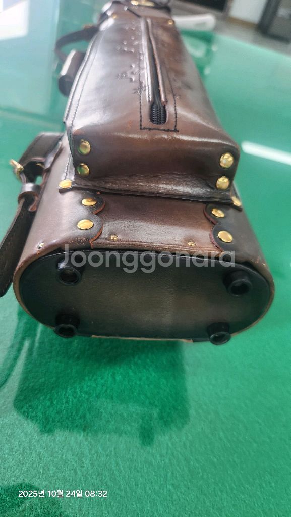 수제 당구 큐 케이스 브라운--6