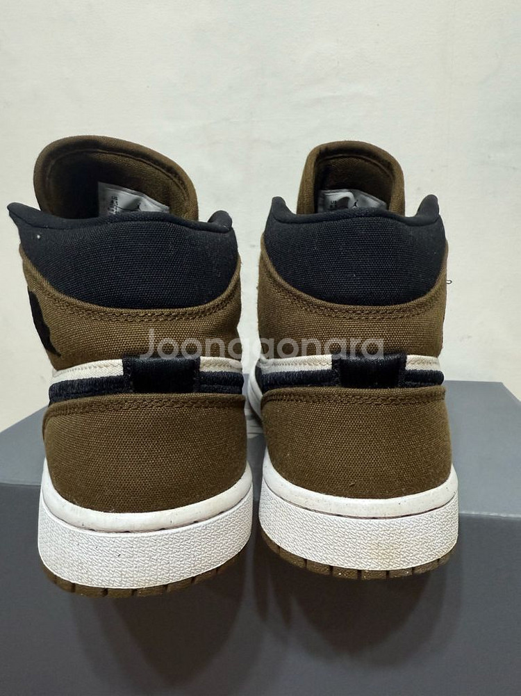 나이키 에어조던1 미드 SE 라이트 올리브 255(w)--2