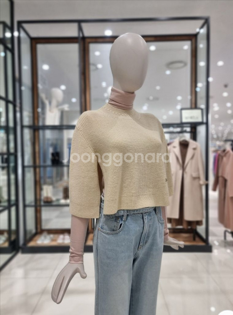 듀엘 크롭 케이프 니트 알로 시에 코스 오르 더로우--2