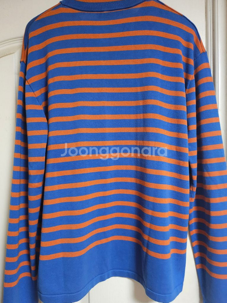 메종키츠네 폭스헤드 스트라이프 니트 새상품--1