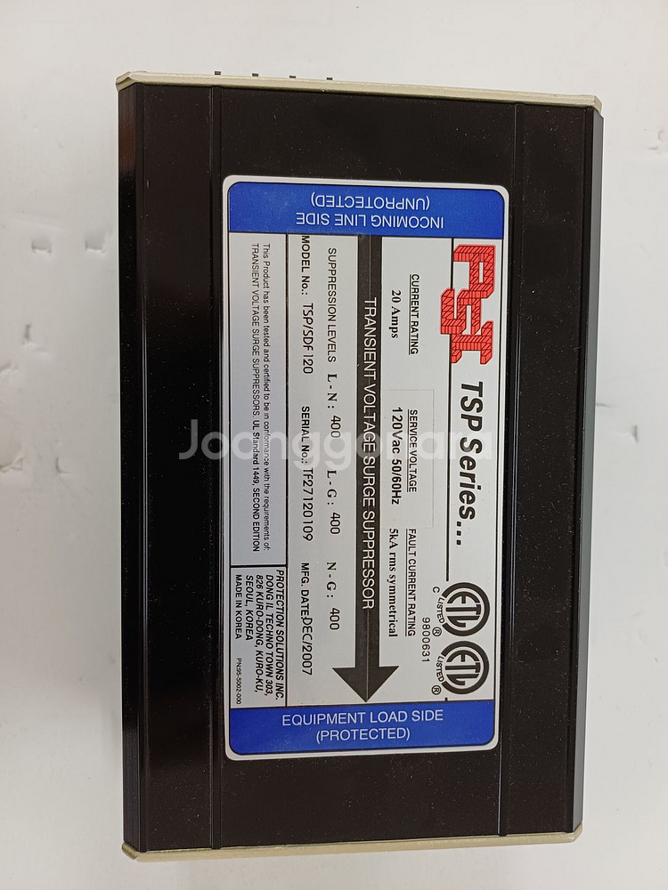 PSI TSP/SDF120 서지보호기, 산업용 과전압--0