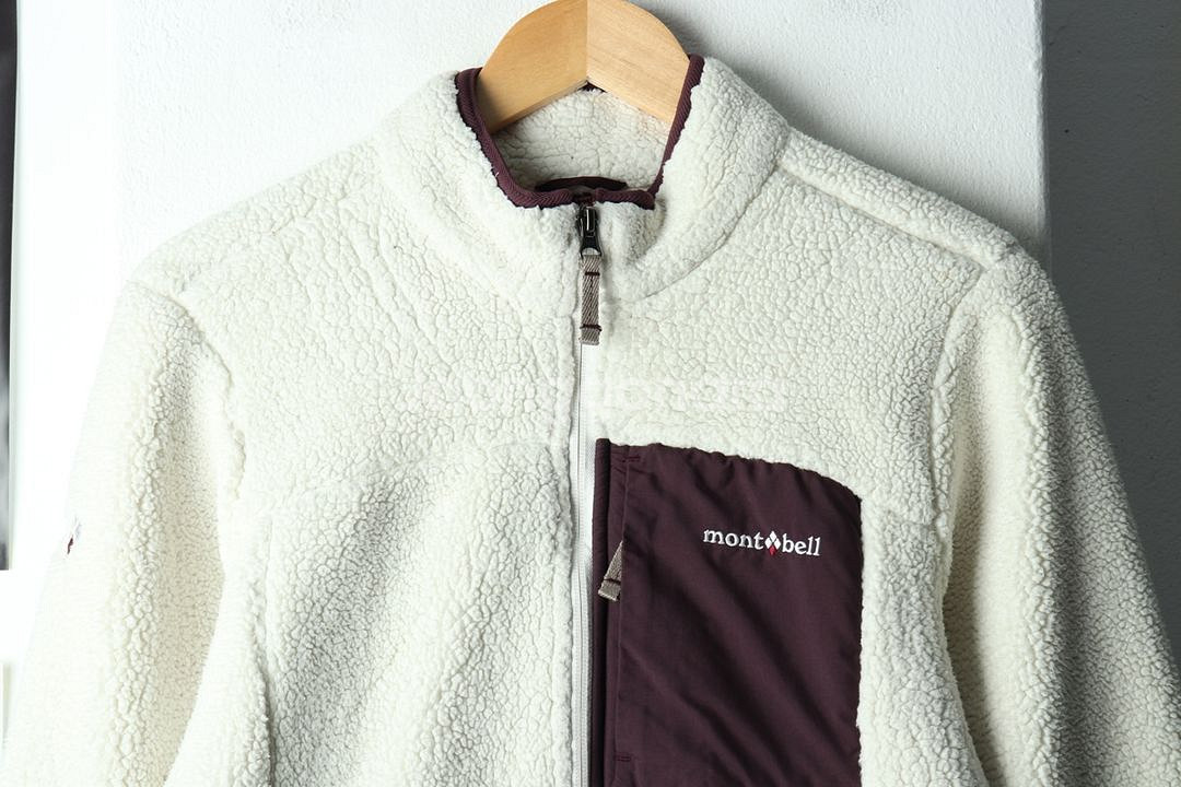 W(L-XL) 몽벨 집업 바람막이 점퍼자켓 양털--2