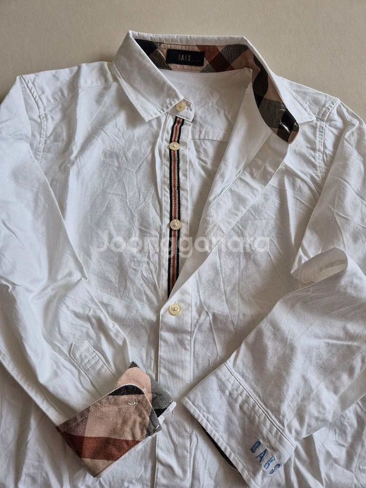 닥스 키즈 흰색 셔츠 140--0