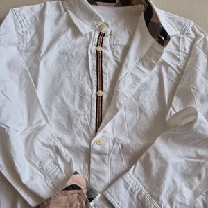 닥스 키즈 흰색 셔츠 140