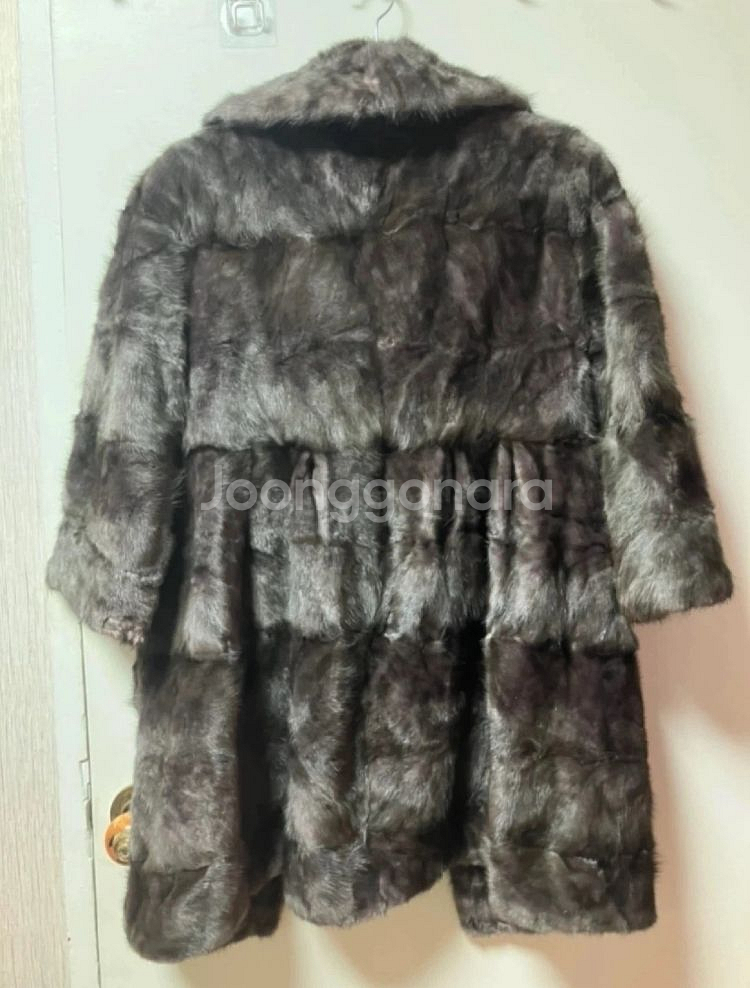 진도 휘메일 밍크코트 + 루이비통, 에르메스 쇼핑백--1