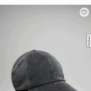 룰루레몬 코듀로이 볼 캡 black S/M