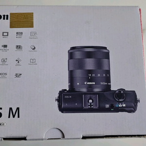 캐논 미러리스 EOS M+18-55mm 렌즈