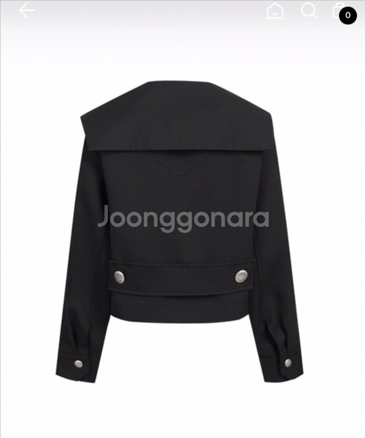 럭키슈에뜨 세일러리본자켓+미디스커트 셋업 36--2