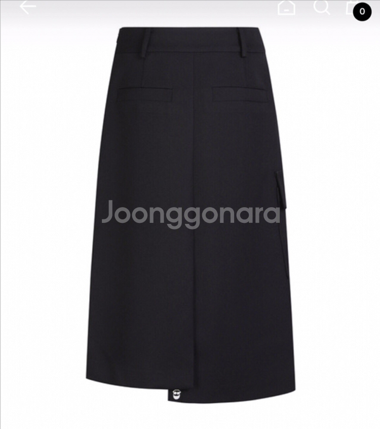 럭키슈에뜨 세일러리본자켓+미디스커트 셋업 36--5