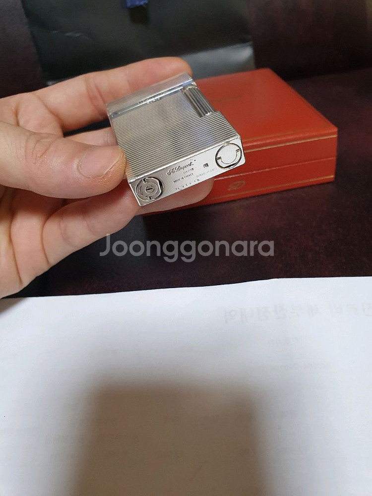 정품 듀퐁라이터 라인2 ca16819 은장 듀퐁라이타--6