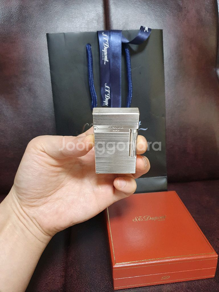 정품 듀퐁라이터 라인2 ca16819 은장 듀퐁라이타--1
