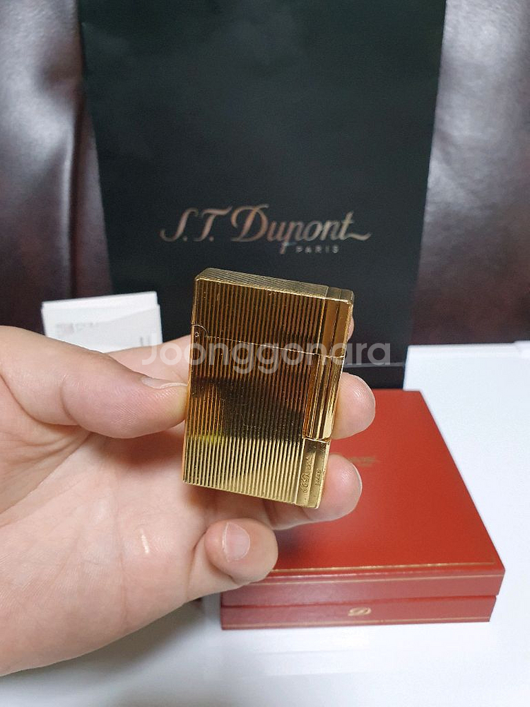 정품 듀퐁라이터 라인2 ca18237 개츠비 금장 듀퐁--0