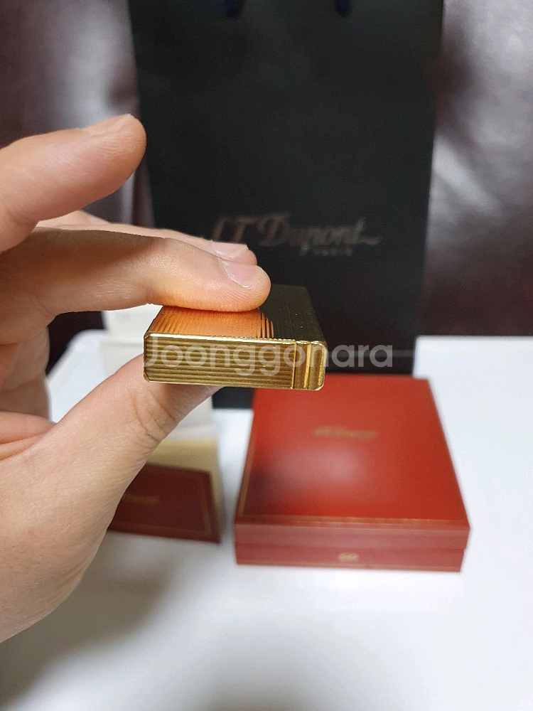 정품 듀퐁라이터 라인2 ca18237 개츠비 금장 듀퐁--5