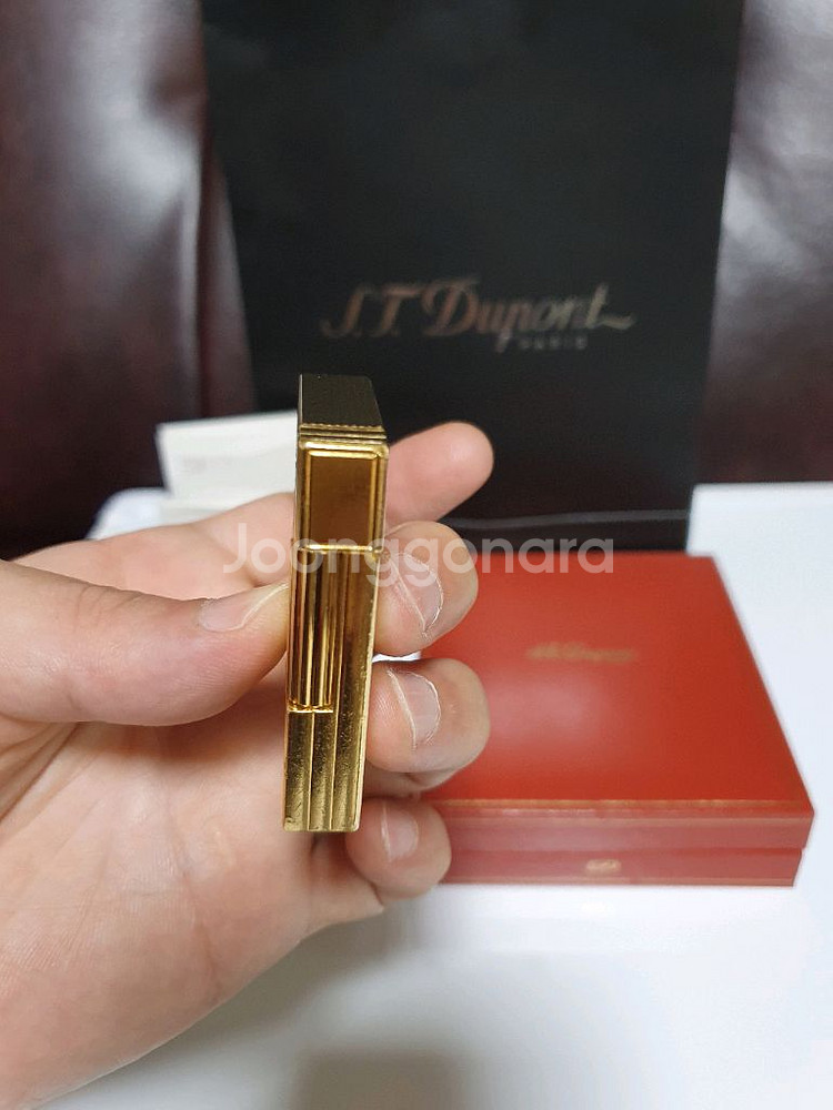 정품 듀퐁라이터 라인2 ca18237 개츠비 금장 듀퐁--3