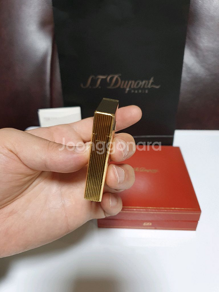 정품 듀퐁라이터 라인2 ca18237 개츠비 금장 듀퐁--4