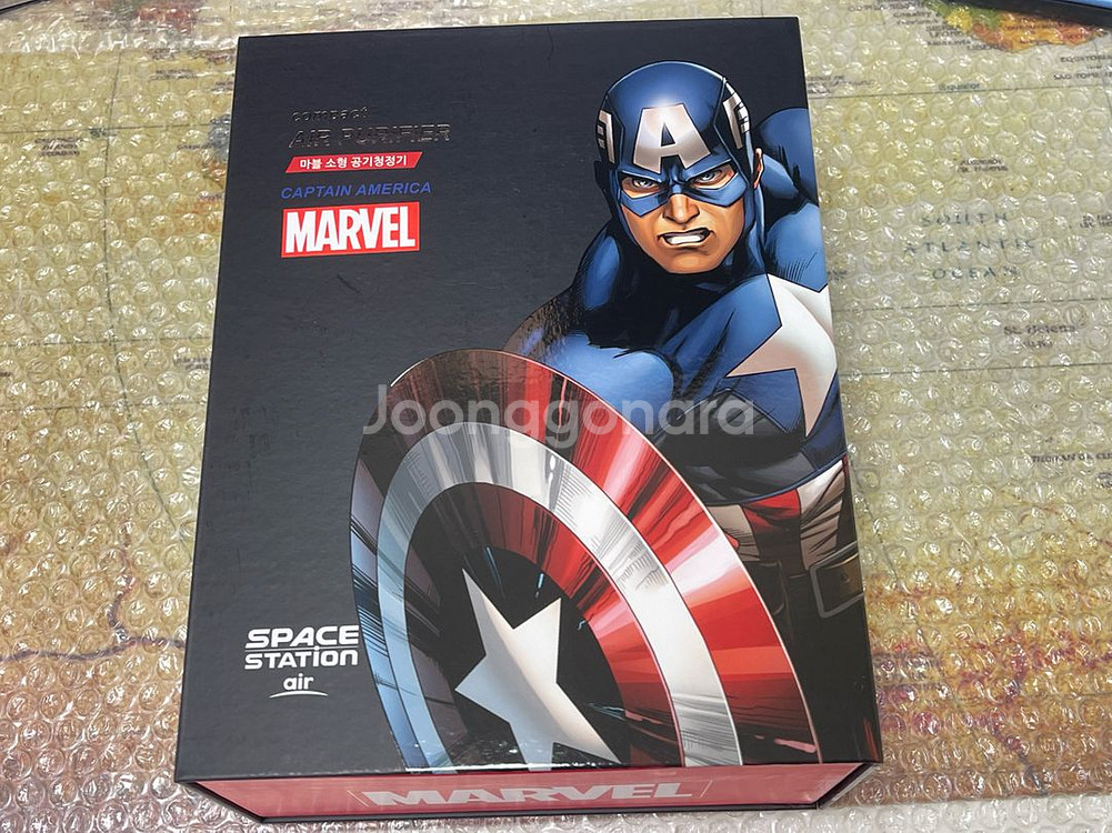 마블 캡틴아메리카 차량용 공기청정기--0