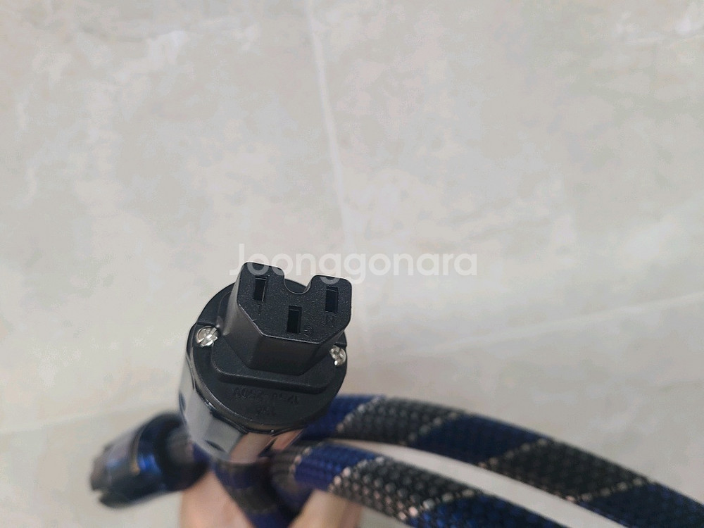 수제 오디오 파워 케이블 판매합니다.--2