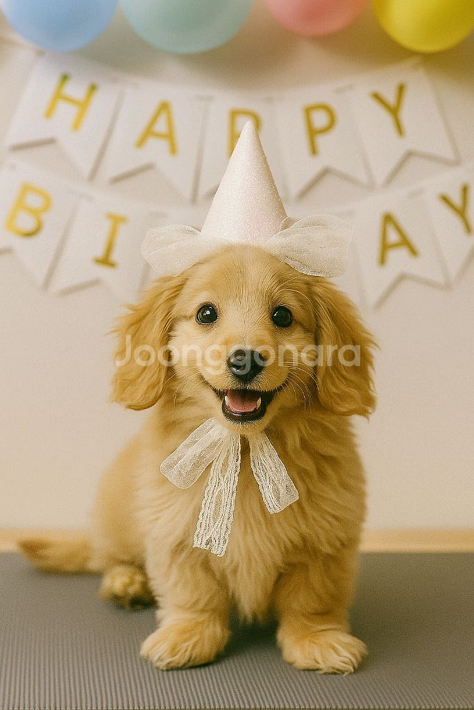 강아지 고양이 반려동물 생일파티햇 반짝이 고깔모자--6