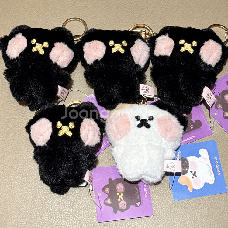 와사비베어, 플러피, 탄양, 케어베어 인형 키링--3