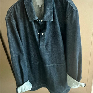 코스 남성 하프 데님자켓 운포