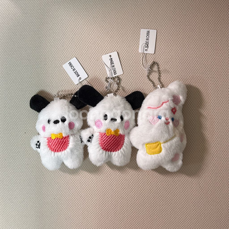 와사비베어, 플러피, 탄양, 케어베어 인형 키링--5