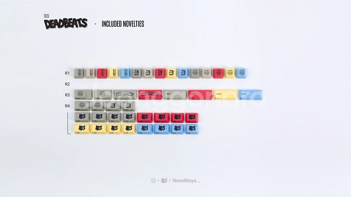 DCS Deadbeats 데드비츠 키캡--2