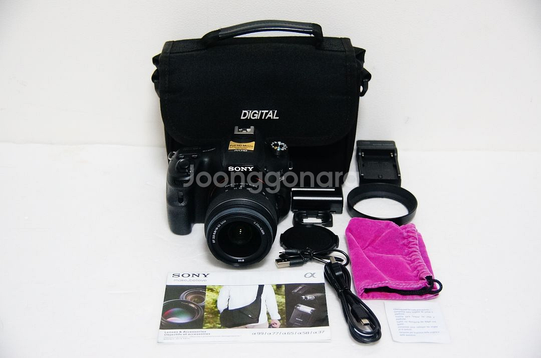 [소니] A58 DSLT 카메라 2,261캇 팝니다.--0