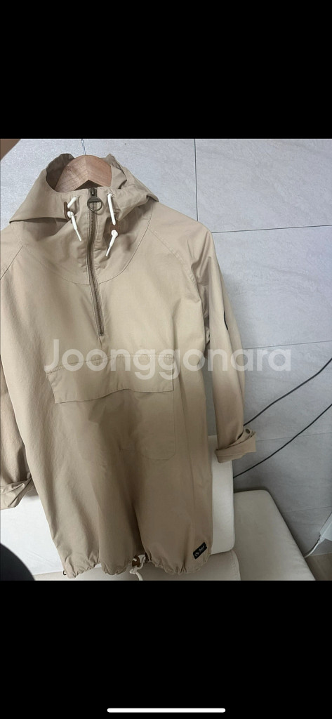 바버 남성 하프 집업 자켓 운포--3