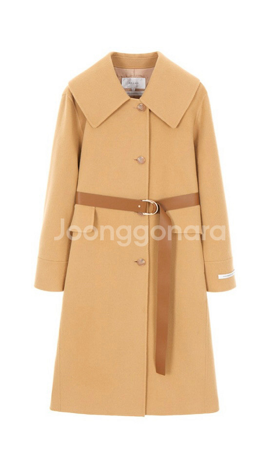 온앤온 와이드카라 캐시미어 핸드메이드코트--0