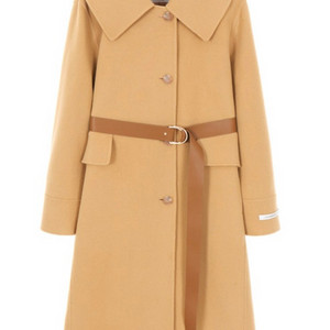 온앤온 와이드카라 캐시미어 핸드메이드코트