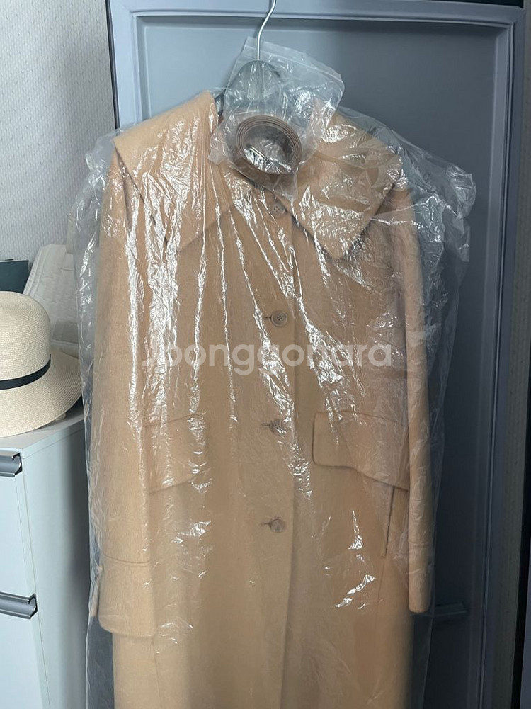 온앤온 와이드카라 캐시미어 핸드메이드코트--5