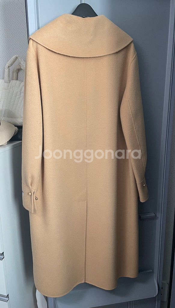 온앤온 와이드카라 캐시미어 핸드메이드코트--3