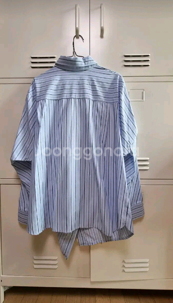 에비뉴 언발 스트라이프 셔츠 - 소라,프리--9