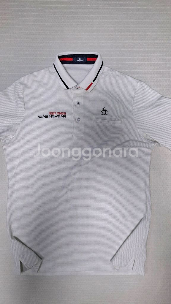 먼싱웨어 골프 긴팔티셔츠 L 폴로티--4