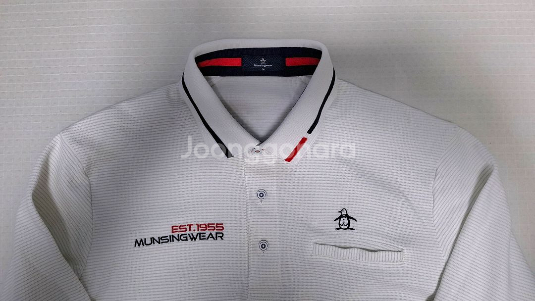 먼싱웨어 골프 긴팔티셔츠 L 폴로티--5