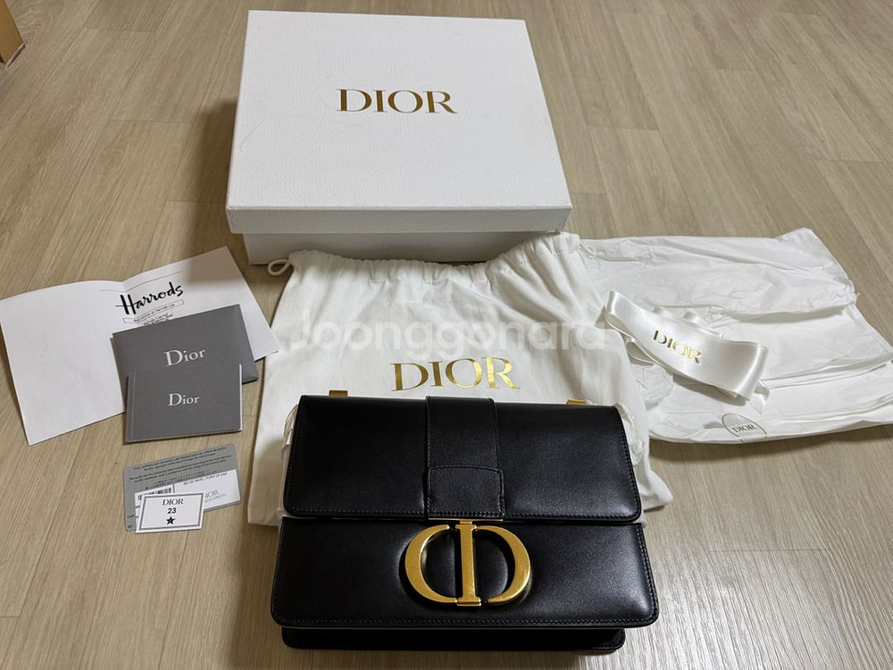 디올 30 몽테인백 블랙--0
