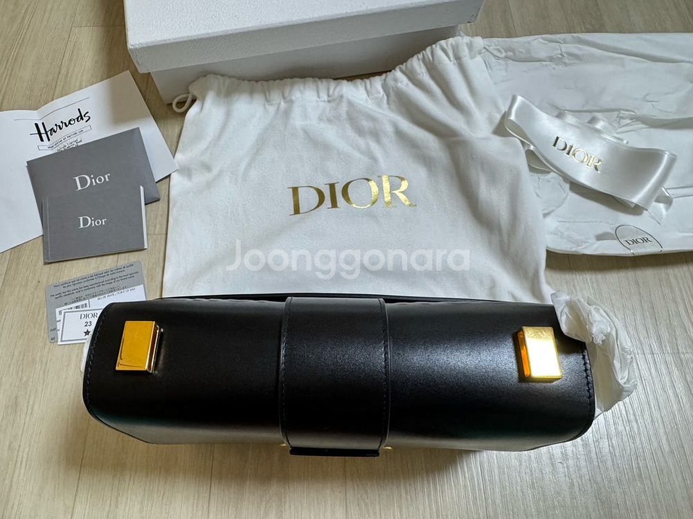 디올 30 몽테인백 블랙--3