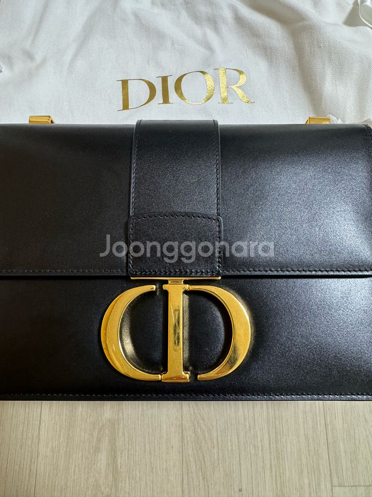 디올 30 몽테인백 블랙--4